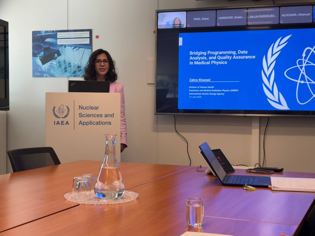 Final internship seminar at the IAEA