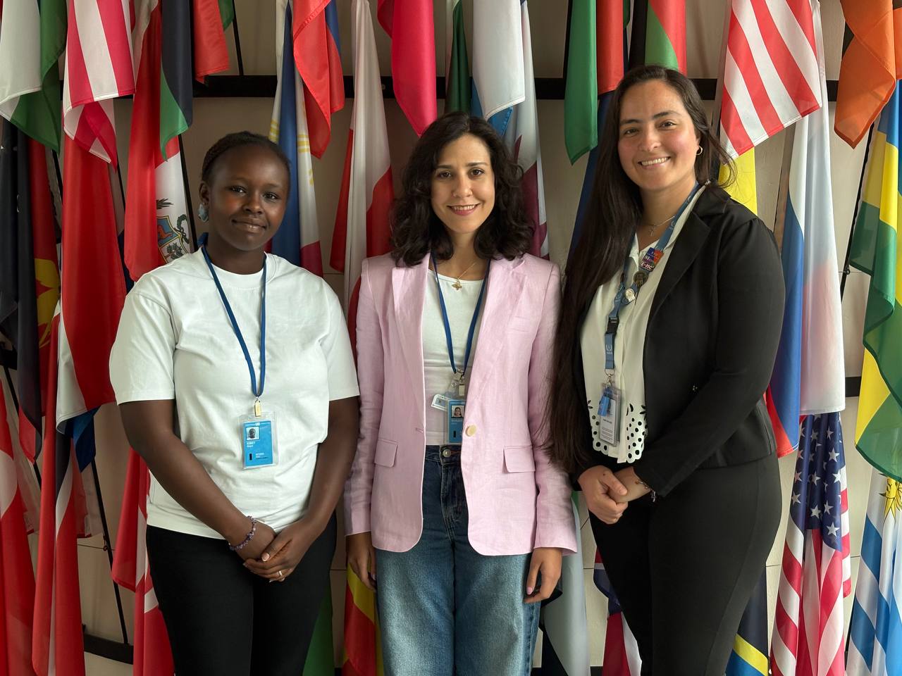 With fellow interns at the IAEA